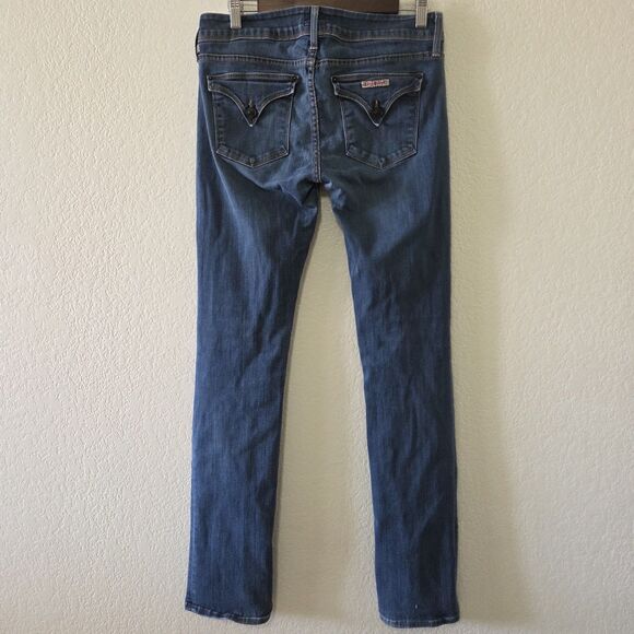 Hudson Ginny Straight Leg Blue Jeans 29 - Picture 4 of 7